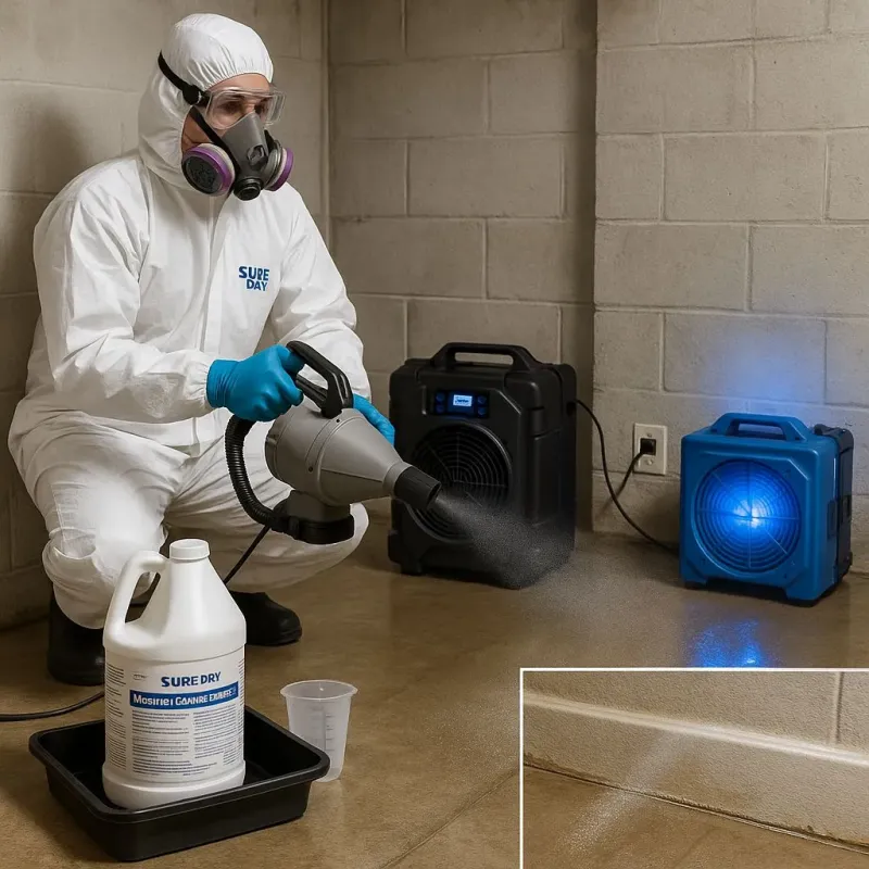 Sanitization and Odor Removal process in Monterey Park, CA